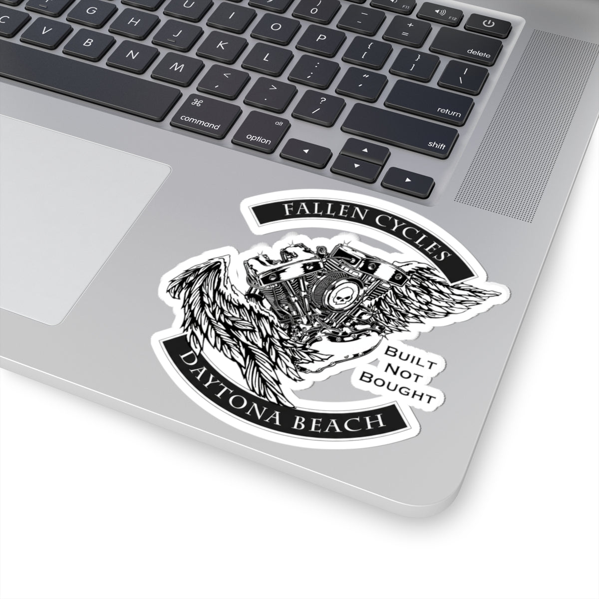 Fallen Cycles 'Built Not Bought'  Sticker